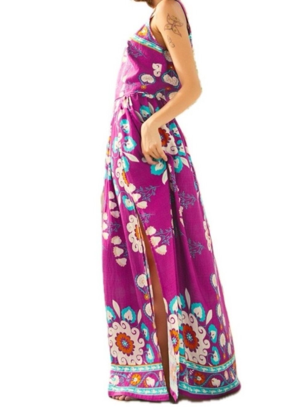 Mod Cloth Morning Melody Skirt Set - Top with Maxi Skirt- size Large NWT - Picture 6 of 12
